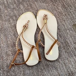 Braided sandals